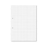Llef Paper 5Mm Sq Pchd 2Hl A4 Pk5