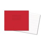 Hdw Book Lined 40P 165X200 Red Pk100