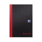 Black N Red Single Cash Book A5 Pk5