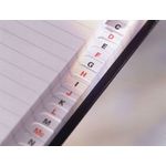 Black N Red Hb A-Z Notebook A4 Pk5