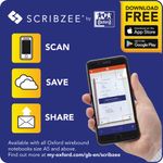 Oxford A4 Rfl Pad 200Pg Rul/Marg Pk5