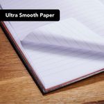 Black N Red Hb Ruled Notebook A5 Pk5