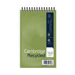 Recycled Spiral Notepad 125X200 Pk10