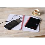Black N Red Wire Notebook A4 Pk10