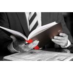 Black N Red A-Z Index Notebk A5 Pk5