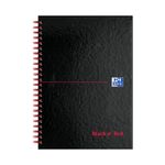 Black N Red Hb Rule Notebook A5 Pk5