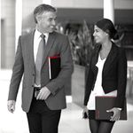 Black N Red Hb Wire A-Z Ntbk A4 Pk5