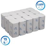 Z-Fold Paper Hand Towels Wht Pk15