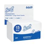 Z-Fold Paper Hand Towels Wht Pk15