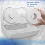 Jumbo Toilet Roll X500 Wht Pk12