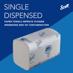 Flushable Folded Hand Towel Wht Pk15