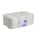 Hand Towel Roll Disp 304M Wht Pk6