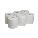 Hand Towel Roll Disp 304M Wht Pk6