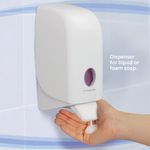 Hand Cleanser Disp For 1L Rfls Wht