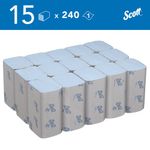 V-Fold Paper Hand Towels Blue Pk15