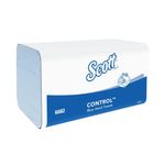 Scott Cntl V Fold Twl 1 Ply Blu Pk15