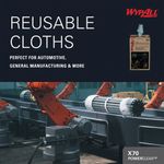 X70 Midi Cleaning Wipe Roll X215 Blu