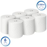 Paper Hand Towel Roll 350M Wht Pk6