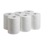 Slimroll Hand Towel Roll Wht Pk6