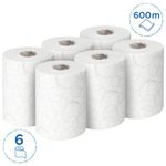 Slimroll Hand Towel Roll Wht Pk6