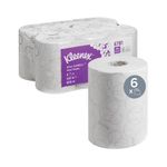 Slimroll Hand Towel Roll Wht Pk6