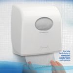 Slimroll Hand Towel Rl 190M Wht Pk6
