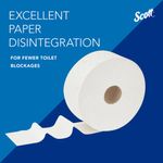 Toilet Centrefeed Roll X1280 Wht Pk6
