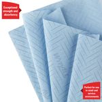 L10 Service/Retail Wiper Rl Blue Pk6