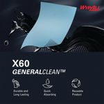 X60 Cleaning Cloth Midi Roll Blue