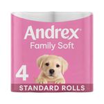 Andrex Family Soft Wc Roll 6X4 Pk24