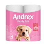 Andrex Family Soft Wc Roll 6X4 Pk24