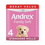 Andrex Family Soft Wc Roll 6X4 Pk24