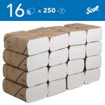 Multi-Fold Hand Towels X250 Wht Pk16