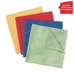 Microfibre Cloths 400X400Mm Ylw Pk6