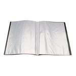 Q-Connect Display Book 20 Pocket Blk