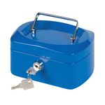 Q-Connect Blue 6 Inch Cash Box