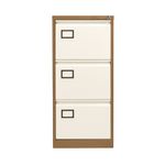 Jemini 3 Drw Filing Cab Coffee/Cream
