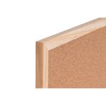 Q-Connect Cork Board Wooden Frame