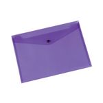 Q-Connect Doc Folder A4 Purple Pk12