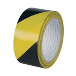 Q Conn Hazard Tape 48Mm Ylw Blk Pk6