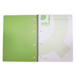 Q-Connect Pp Spiral Pad A4 Green Pk5