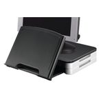 Q-Connect Mon Stand/Doc Holder Blk