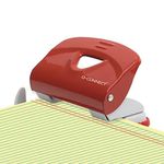 Medium Duty Metal Hole Punch Red