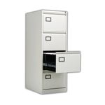 Jemini 4 Drw Filing Cab Light Grey