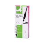 Q-Connect Gel Pen 0.3Mm Ln Blk Pk10