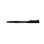 Q-Connect Finelnr Pen 0.4Mm Blk Pk10