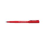 Q-Connect Finelnr Pen 0.4Mm Red Pk10