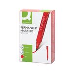 Q-Connect Perm Markr Bullet Red Pk10