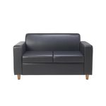 Jemini Iceberg Pu Sofa Wooden Foot