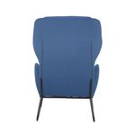 Agyle Wingback Chair Blue/Black